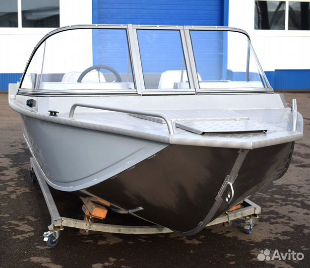 Новая алюминиевая моторная лодка Неман 500 Pro