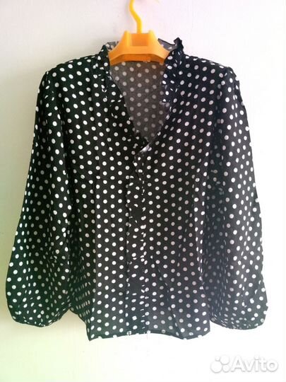 Новая блузка летняя штапель на 50-52 размер