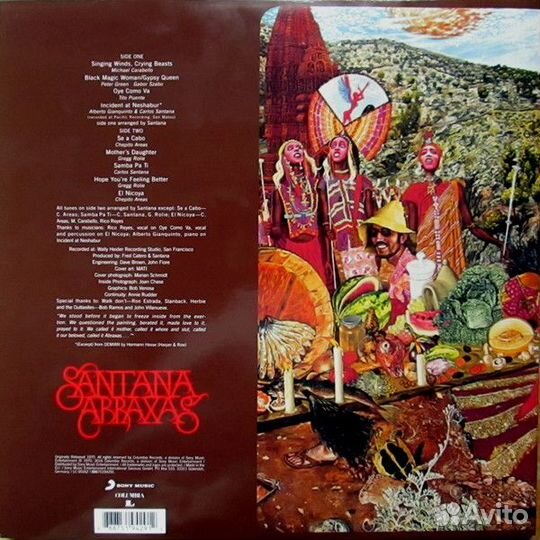 Santana – Abraxas, LP, EU 2016 (1970), новый