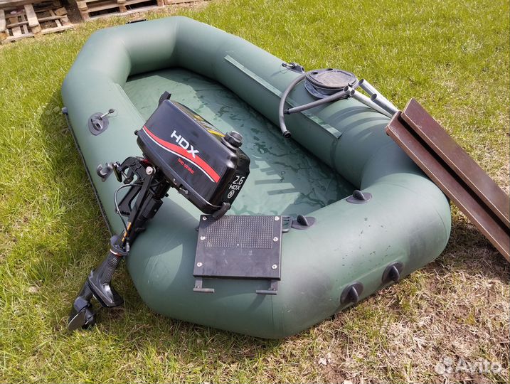 Лодка пвх, лодочный мотор HDX 2,6