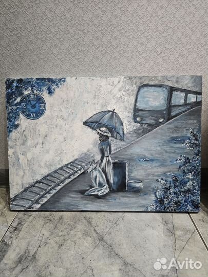 Картина маслом на холсте на подрамнике