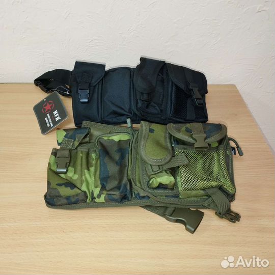 Ремень поясной с 6 карманами