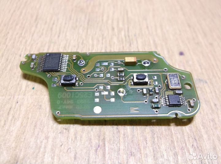 Citroen/Peugeot выкидной чип ключ E25CI009