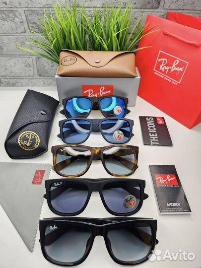 Очки Ray Ban Justin 4165 Матовые Поляризация