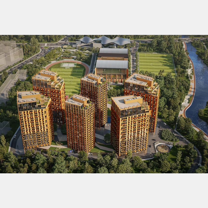 2-к. квартира, 62 м², 5/23 эт.