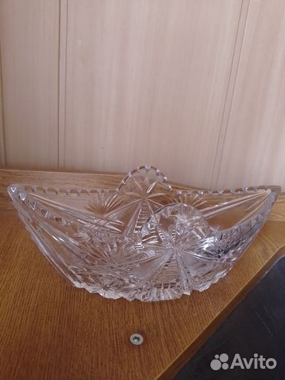 Салатница(конфетница) хрусталь