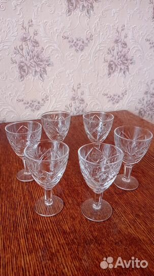 Рюмки хрусталь