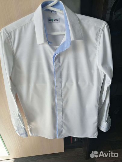 Рубашка школьная на мальчика 134-140