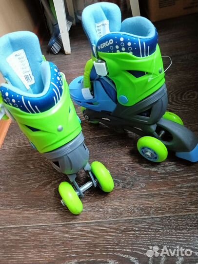 Роликовые коньки детские раздвижные