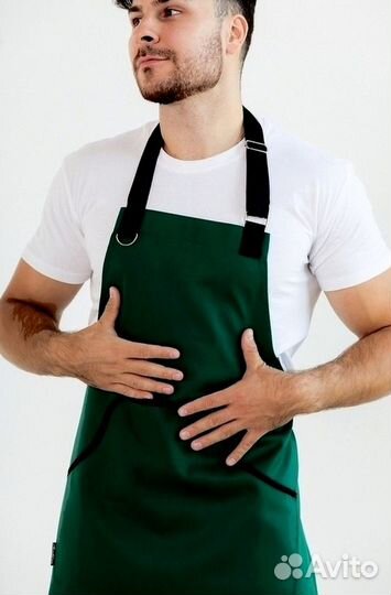 Чёрный китель поварской женский