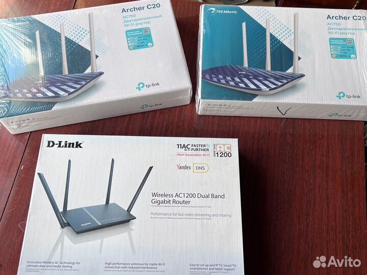 Wi-Fi роутер D-link Dir 825/TP-Link Archer C 20
