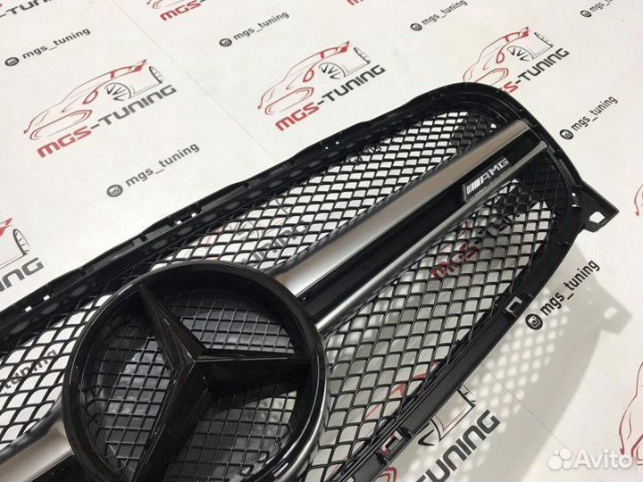 Решетка GLA в стиле AMG 45 Chrome + амг 17+