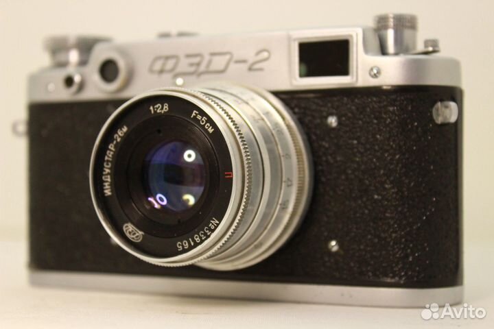 Фэд-2 фотоаппарат с объективом - исправный