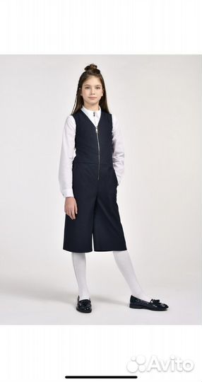 Школьный комбинезон кюлоты 152