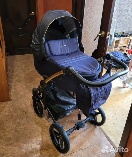Коляска 2 в 1 эко кожа