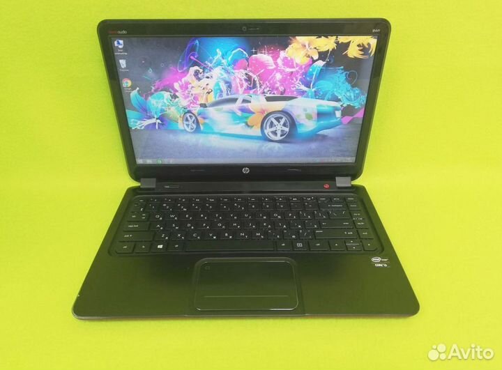 Тонкий ноутбук HP Envy 4 i5/экран 14/SSD/Windows