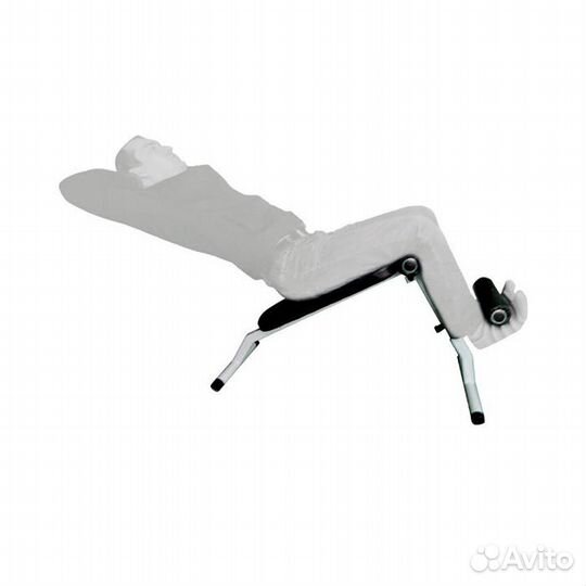 Скамья 2в1 для пресса и спины Чемпион чёрная 250кг