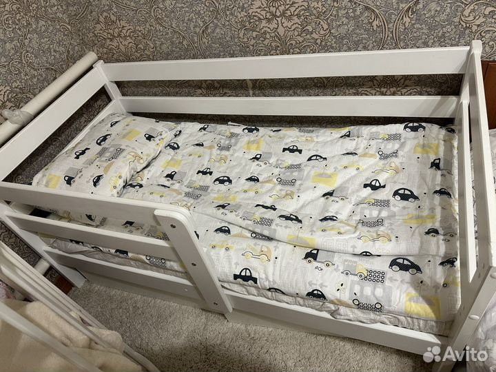 Детская кровать с бортиками бу