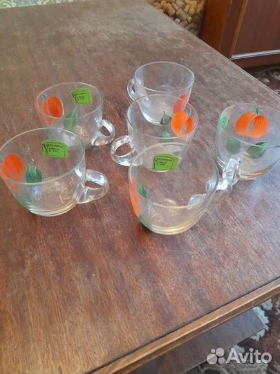 Стеклянные чашки СССР