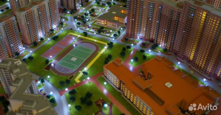 Уличный фонарь 65мм для макета масштаба 1:100