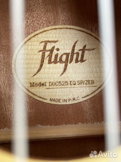 Укулеле flight 525 CEQ SP/ZEB