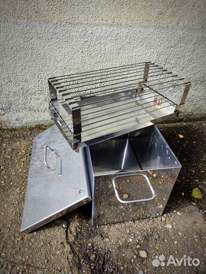 Коптильня горячего копчения нержавейка