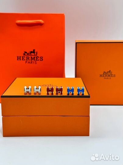 Серьги hermes