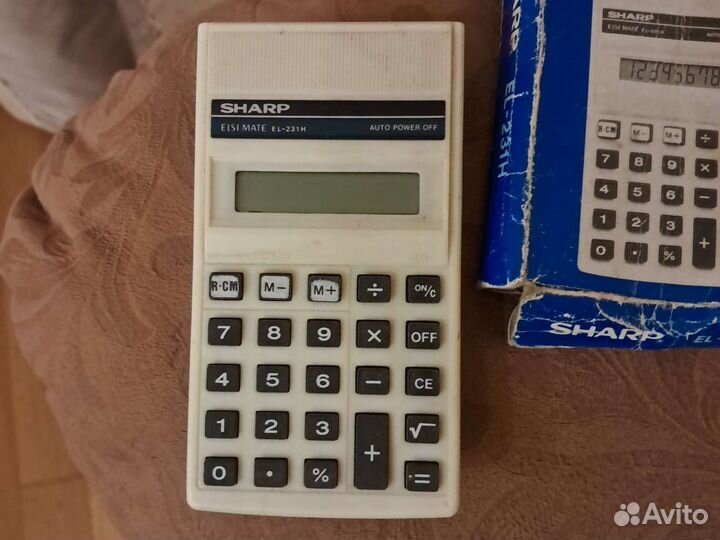 Калькулятор sharp Япония и электроника СССР