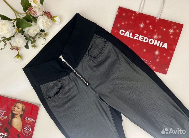 Брюки calzedonia 42 44 брюки черные