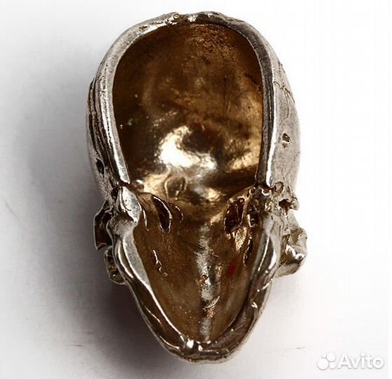 Фигурка - миниатюра «Череп». Серебро