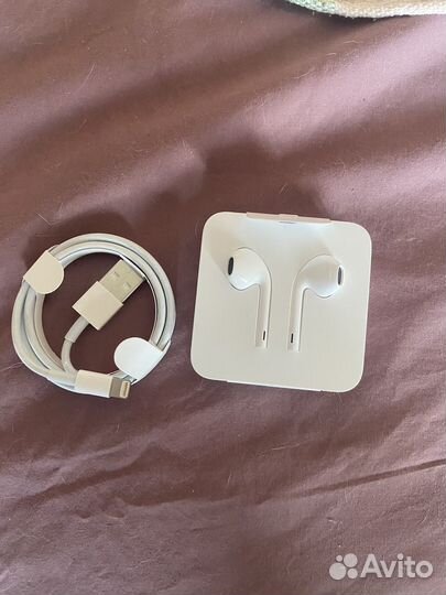 Наушники earpods + оригинальный кабель