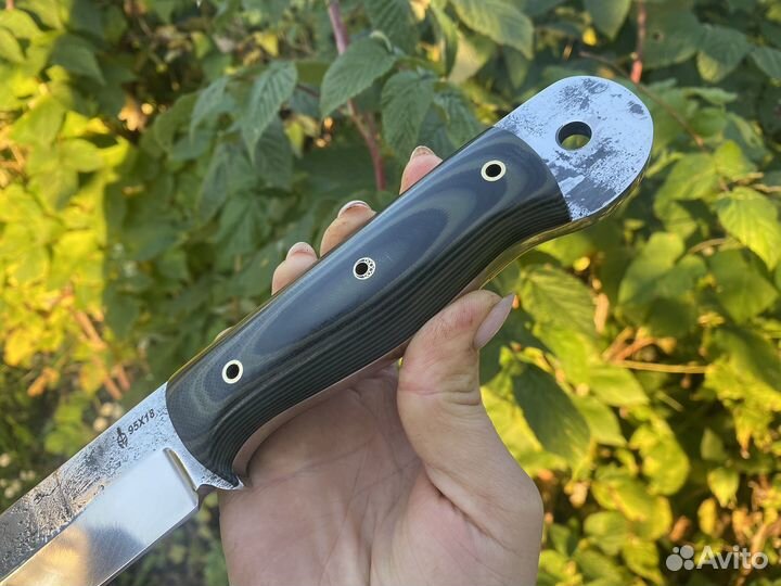 Нож Спасатель кованый 95х18