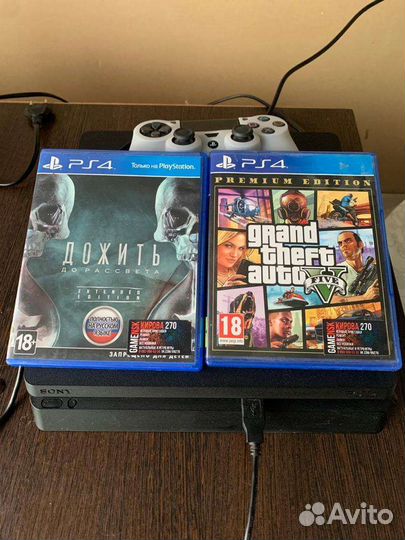 Sony playstation 4 PS4 slim 500gb бу