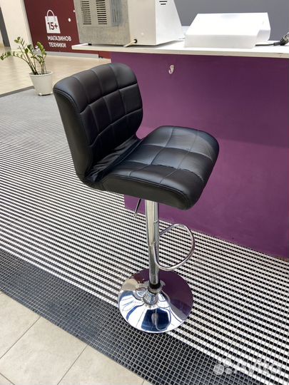 Стул высокий барный со спинкой