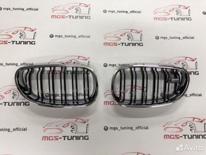 Решетка BMW 5 серии е60 в стиле М5 хром обод