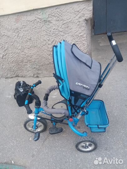 Велосипед детский с ручкой Safari trike