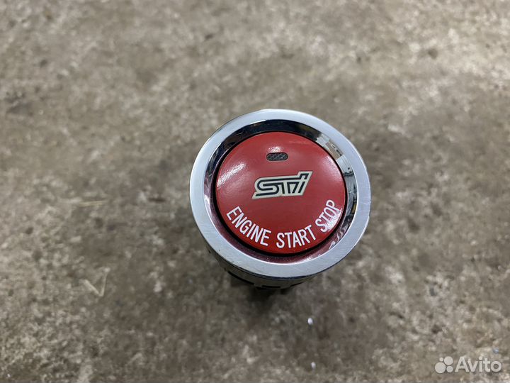 Кнопка старт-стоп красная STI оригинал Subaru