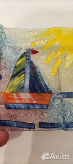 Пепельница муранское стекло