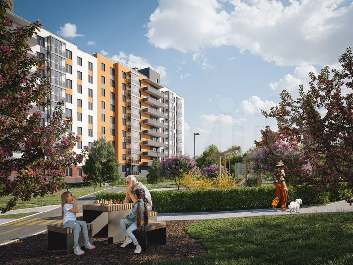 1-к. квартира, 37,4 м², 7/9 эт.