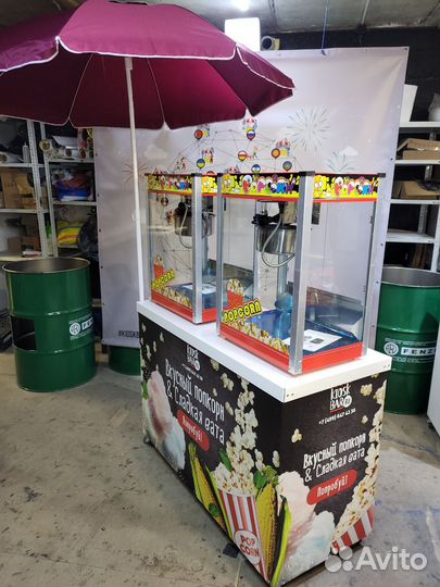Аппарат тележка для попкорна от производителя