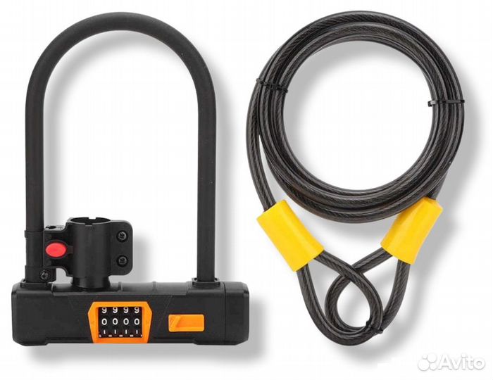 Противоугонный замок для мотоцикла U-образный с т