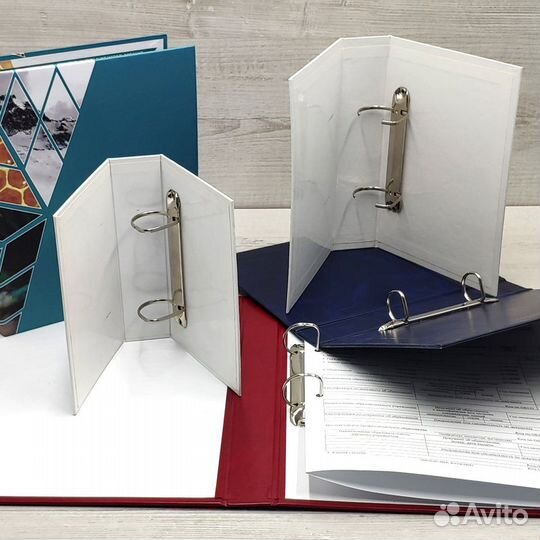 Изготовление папок. На кольцах; с гребешком