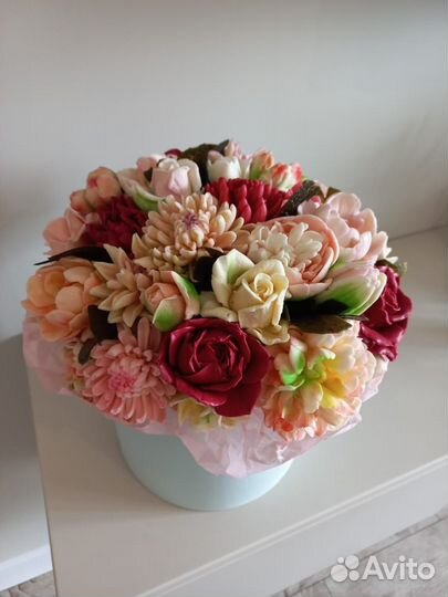 Сладкие букеты из зефира