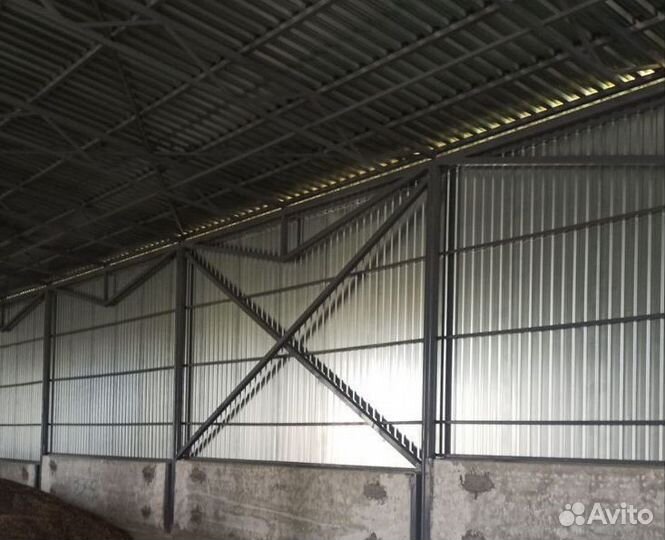 Быстровозводимые ангары прямостенный новый