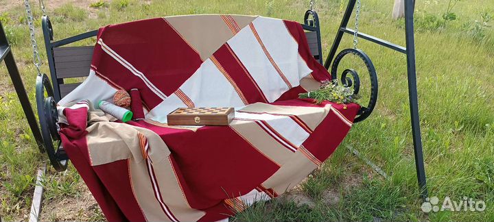 Плед вязаный Одеяло Покрывало