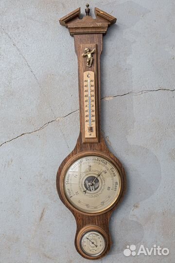 Барометр термометр ретро винтаж