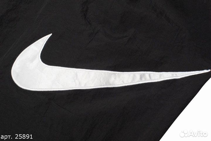 Штаны Nike big Swoosh Чёрные