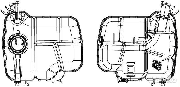 Бачок расширительный охлаждающей LET 0541