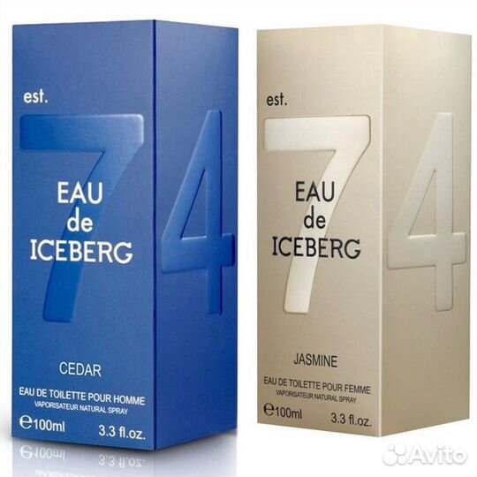 Iceberg Cedar, Jasmine 100ml