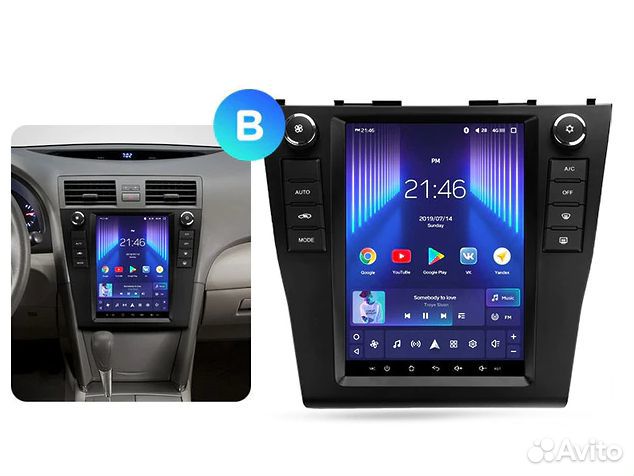 Магнитола Tesla Toyota Camry 40 Teyes tpro 2